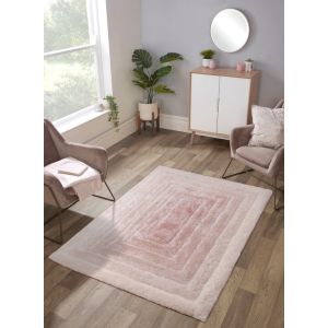 Ultimate 3D Carved Time Gate Natural Shaggy Rug