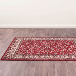 Rug Style Traditional Poly Coronation Red Rug 
