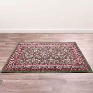 Rug Style Traditional Poly Esta Green Rug 