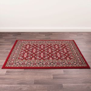 Rug Style Traditional Poly Esta Red Rug 