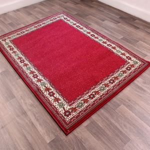 Rug Style Traditional Poly Valencia Red Rug 