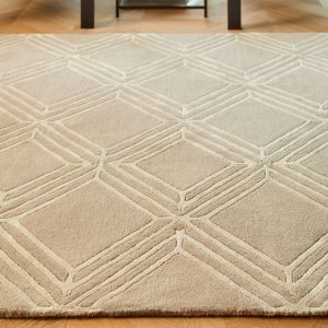 Origins Vienna Mink Geometric Wool Rug