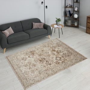 Vintage 550AC Cream/Beige Rug By Prestige