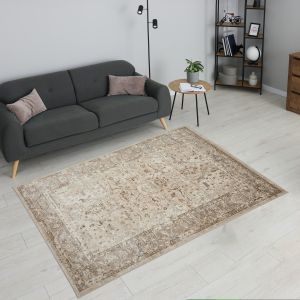Vintage 553A2 Ochre Rug By Prestige
