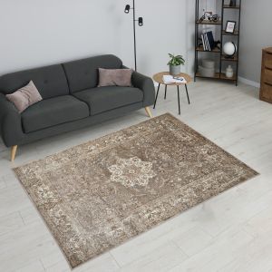 Vintage 553A2 Ochre Rug By Prestige