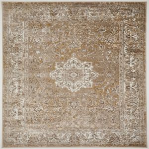 Vintage 865AC Ochre Rug By Prestige
