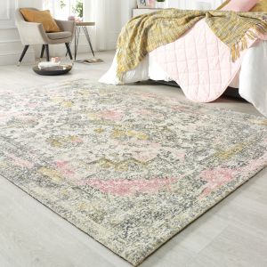 Origins Vogue Pink Ochre Traditional Rug