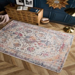 Origins Vogue Navy / Rust Abstract Rug