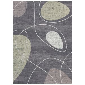 My Bubble Dark Mastic Fall Striped Rug By Jackie And The Fish