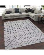 Cotton Rug Cream Grey Berber by Viva Rug