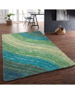 Rugstyle 3D Shaggy Lena Teal Rug / 160/230