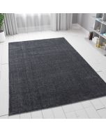 Dark Grey Plain Solid Rug by Viva Rug