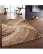 Rugstyle 3D Shaggy Stella Brown Rug / 160/230