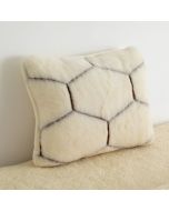 Cashmere Wool Cushion - Natural Hex by Native