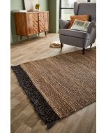 Origins Amay Black Flatweave Rug-1