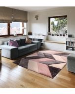 Ultimate Blazon Blush 3D Shaggy Rug