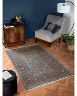 HMC Bokhara Blue Hand Knotted Traditional Rug