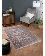 HMC Bokhara Grey Hand Knotted Traditional Rug