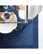 Origins Borders Navy Wool Rug