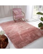 Ultimate Boston Blush Plain Shaggy Rug
