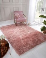 Ultimate Boston Blush Plain Shaggy Rug