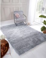 Ultimate Boston Silver Plain Shaggy Rug 