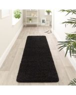 Origins Buddy Black Washable Plain Runner