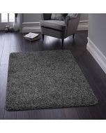 Origins Buddy Charcoal Washable Plain Rug