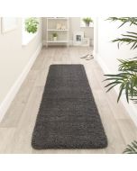 Origins Buddy Charcoal Washable Plain Runner