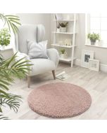 Origins Buddy Nude Washable Plain Circle Rug