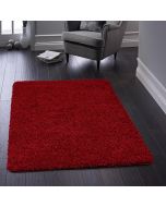 Origins Buddy Red Washable Plain Rug