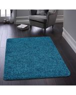 Origins Buddy Teal Washable Plain Rug