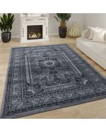 Grey Traditional Rug Vintage Oriental Style by Viva Rug