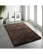 Origins Chicago Chocolate Polyester Plain Rug