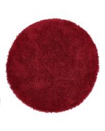 Origins Chicago Red Polyester Circle Rug