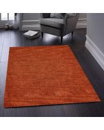Origins Country Tweed Burnt Sienna Plain Wool Rug