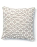 Woven Trellis Cushion Sky Grey by Hug Rug