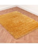 Ultimate Dazzle Ochre Plain Shaggy Rug
