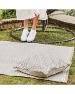 Hug Rug Woven Diamond Natural Rug 