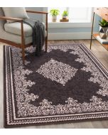 Rugstyle Traditional Poly Douglas Dark Grey Rug