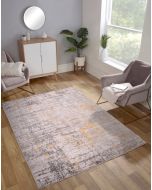 Rug Style Odyssey Earth Gold Abstract Rug