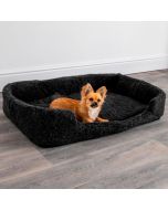 Merino Wool Large Pet Bed - Black by Native