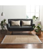 Chelsea Jute Rug with Cotton Grey Border by Native