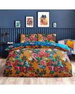 Nadya Floral Duvet Cover Set Amber By RIVA