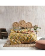 Anastacia Botanical Duvet Cover Set Ochre By RIVA