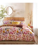 Protea Printed Abstract Floral Duvet Cover Set Pink By RIVA