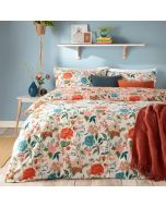 Azalea Floral Duvet Cover Set Pink By RIVA