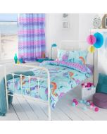 Mermaid Kids Duvet Cover Set Blue/Purple By RIVA