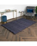 Chunky Navy Jute Rug by Native