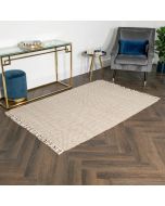 Zig Zag Jute & Cotton Rug by Native